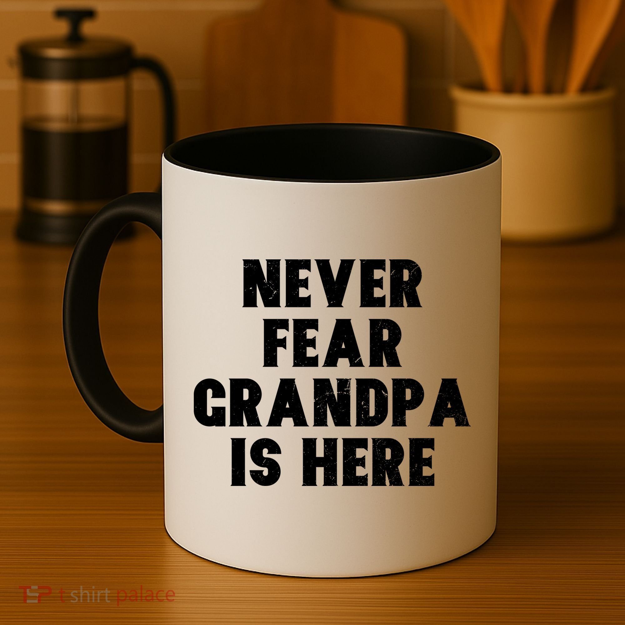 Never Fear Grandpa Is Here Coffee Mug