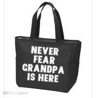 Never Fear Grandpa Is Here Tote Bag thumb 3