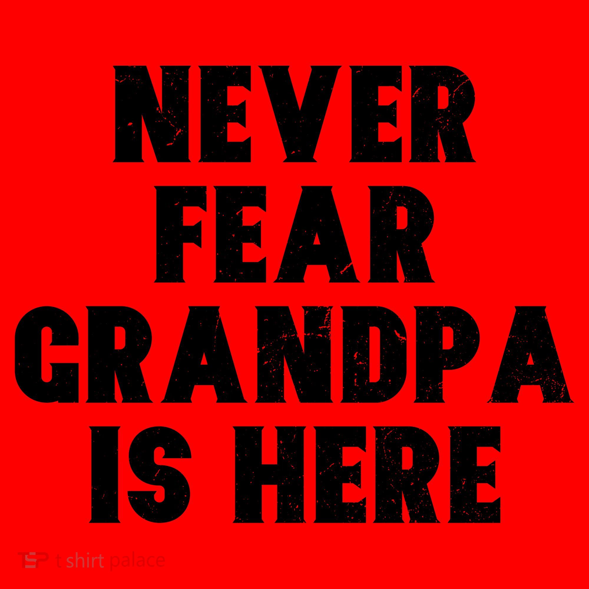 Never Fear Grandpa Is Here Santa Hat