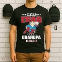 Never Fear Grandpa Is Here T-Shirt thumb 6