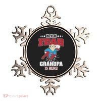 Never Fear Grandpa Is Here Ornament thumb 0