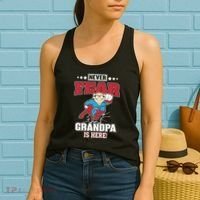 Never Fear Grandpa Is Here Women's Tank Top thumb 2
