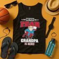 Never Fear Grandpa Is Here Tank Top thumb 4