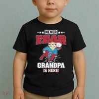 Never Fear Grandpa Is Here Toddler T-Shirt thumb 2