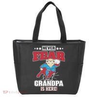 Never Fear Grandpa Is Here Tote Bag thumb 0
