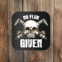 No Flux Given Skull Torch Craftsman Welding Welder Gift Coaster thumb 0