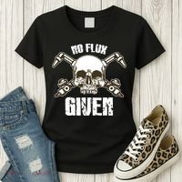No Flux Given Skull Torch Craftsman Welding Welder Gift Women's T-Shirt thumb 3