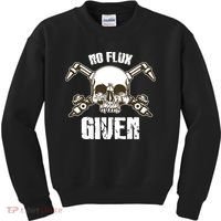 No Flux Given Skull Torch Craftsman Welding Welder Gift Kids Sweatshirt thumb 0
