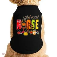 Nurse Fall Holiday Doggie Tank thumb 0