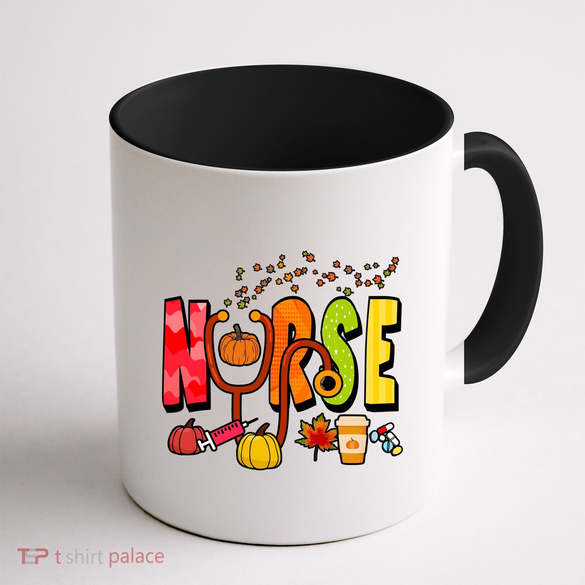 Nurse Fall Holiday Coffee Mug