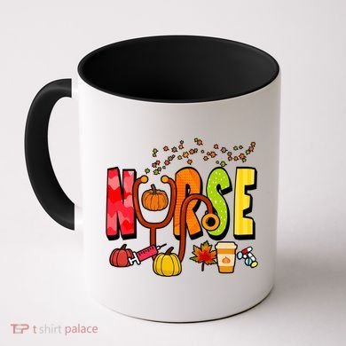Nurse Fall Holiday Coffee Mug