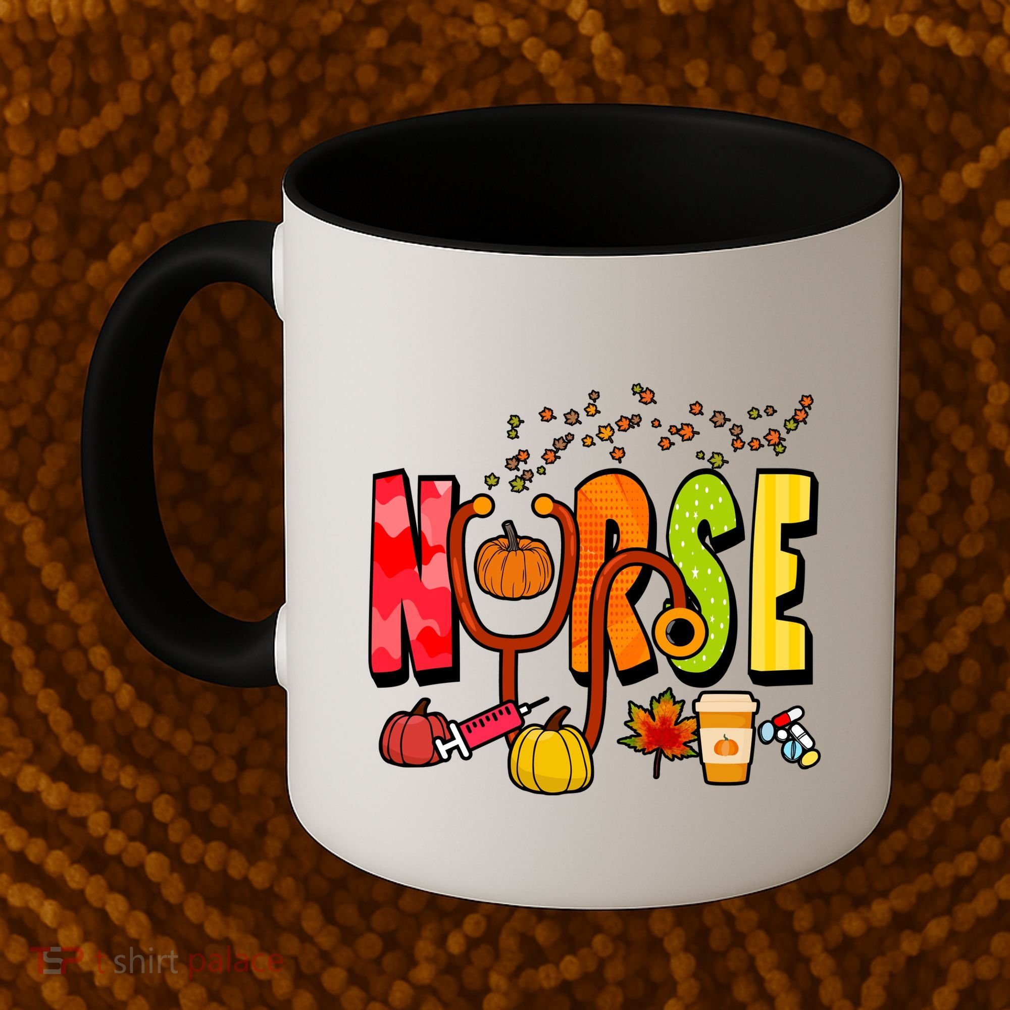 Nurse Fall Holiday Coffee Mug