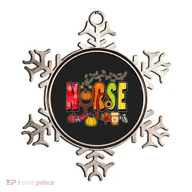 Nurse Fall Holiday Ornament