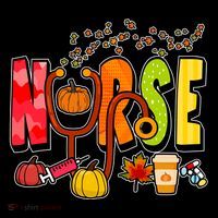 Nurse Fall Holiday Ornament thumb 1