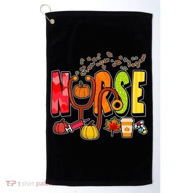 Nurse Fall Holiday Golf Towel
