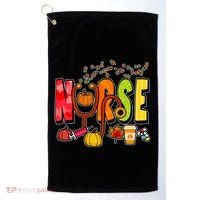Nurse Fall Holiday Golf Towel thumb 0
