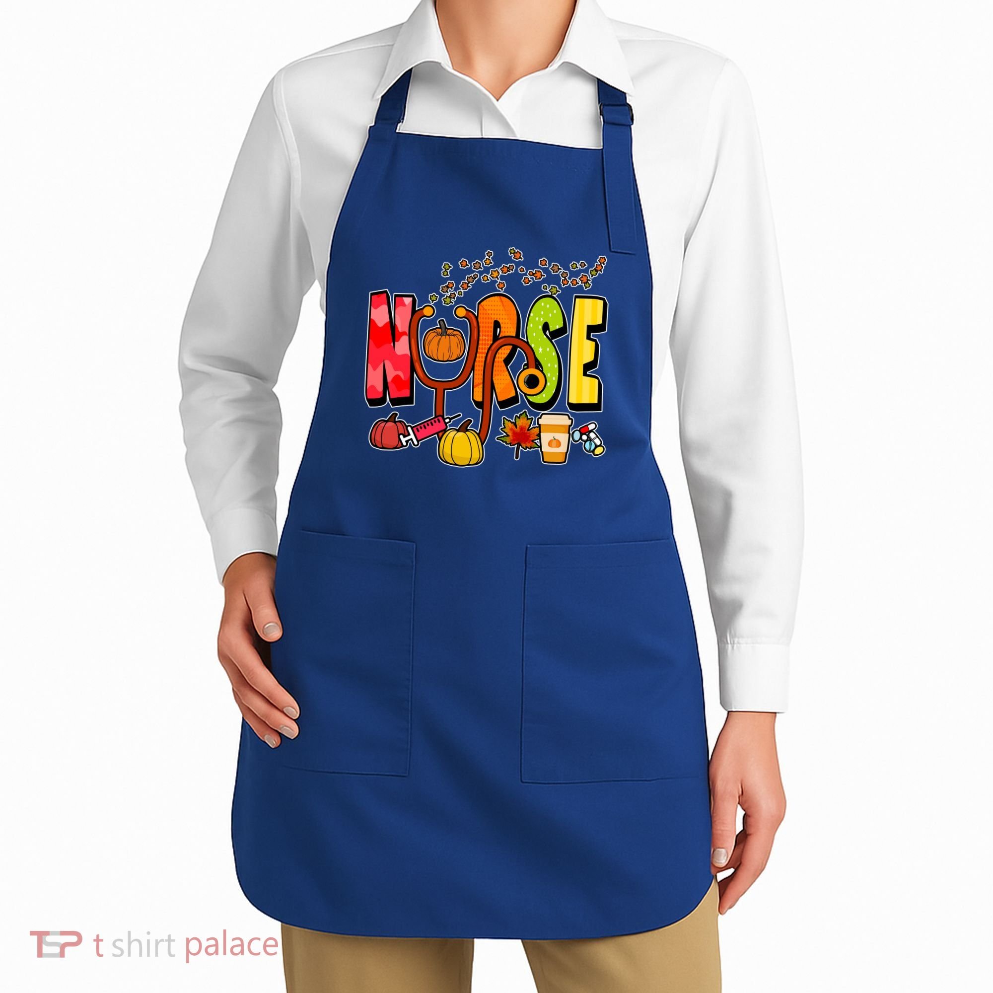 Nurse Fall Holiday Apron