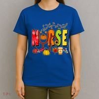 Nurse Fall Holiday T-Shirt thumb 4