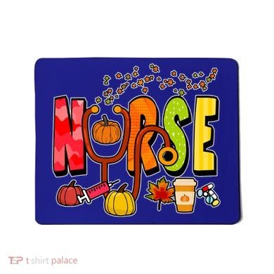 Nurse Fall Holiday Mousepad