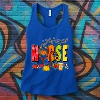 Nurse Fall Holiday Women's Tank Top thumb 3