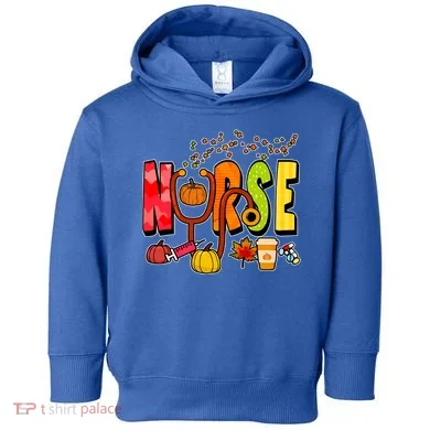 Nurse Fall Holiday Toddler Hoodie