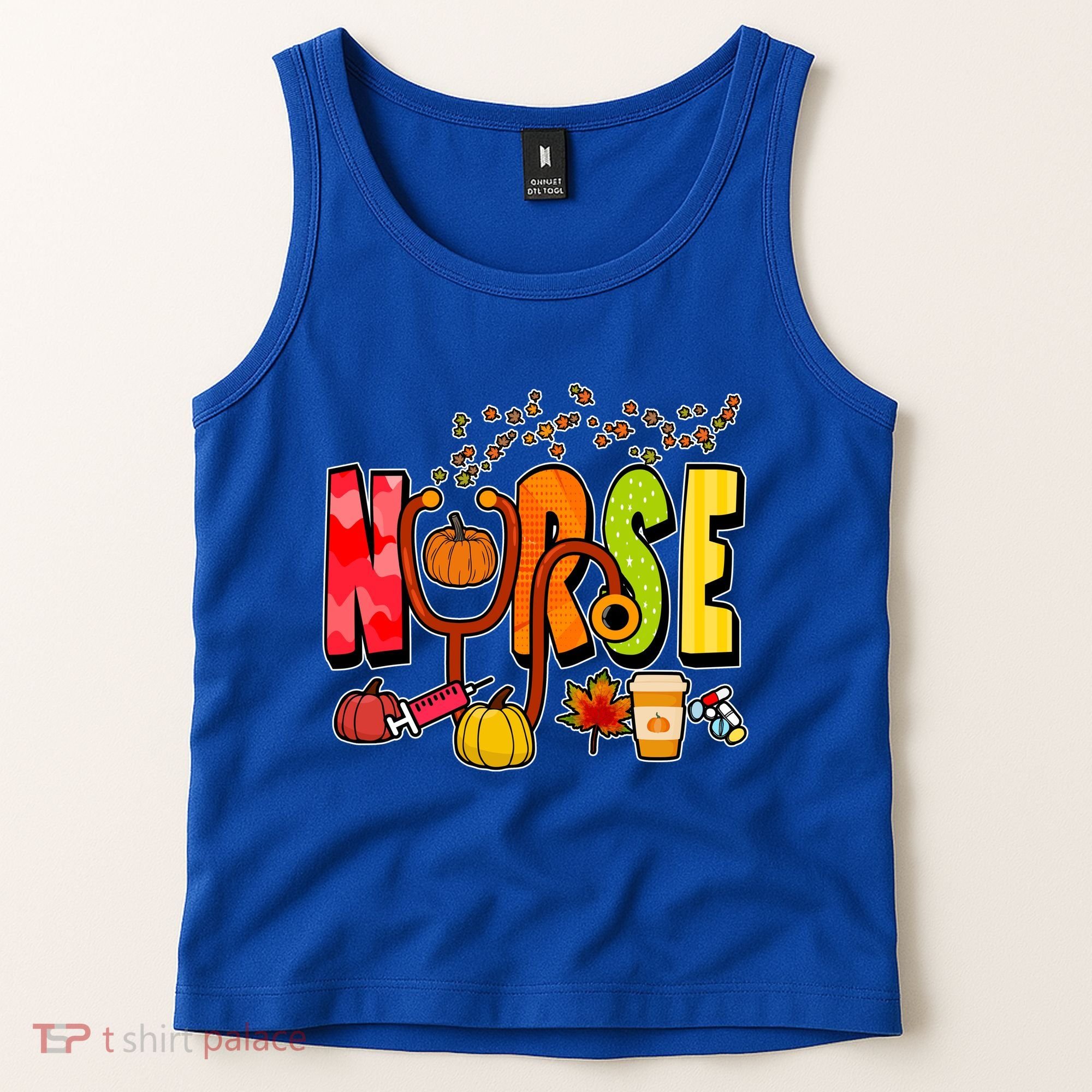 Nurse Fall Holiday Tank Top