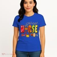 Nurse Fall Holiday Women's T-Shirt thumb 4