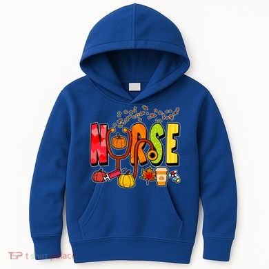 Nurse Fall Holiday Kids Hoodie