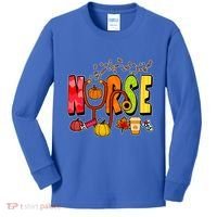 Nurse Fall Holiday Kids Long Sleeve Shirt thumb 0