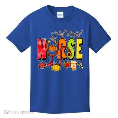 Nurse Fall Holiday Kids T-Shirt