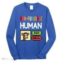 Non Fungible Hu Nft Crypto Token Digital Art Collectibles Funny Gift Long Sleeve Shirt thumb 0