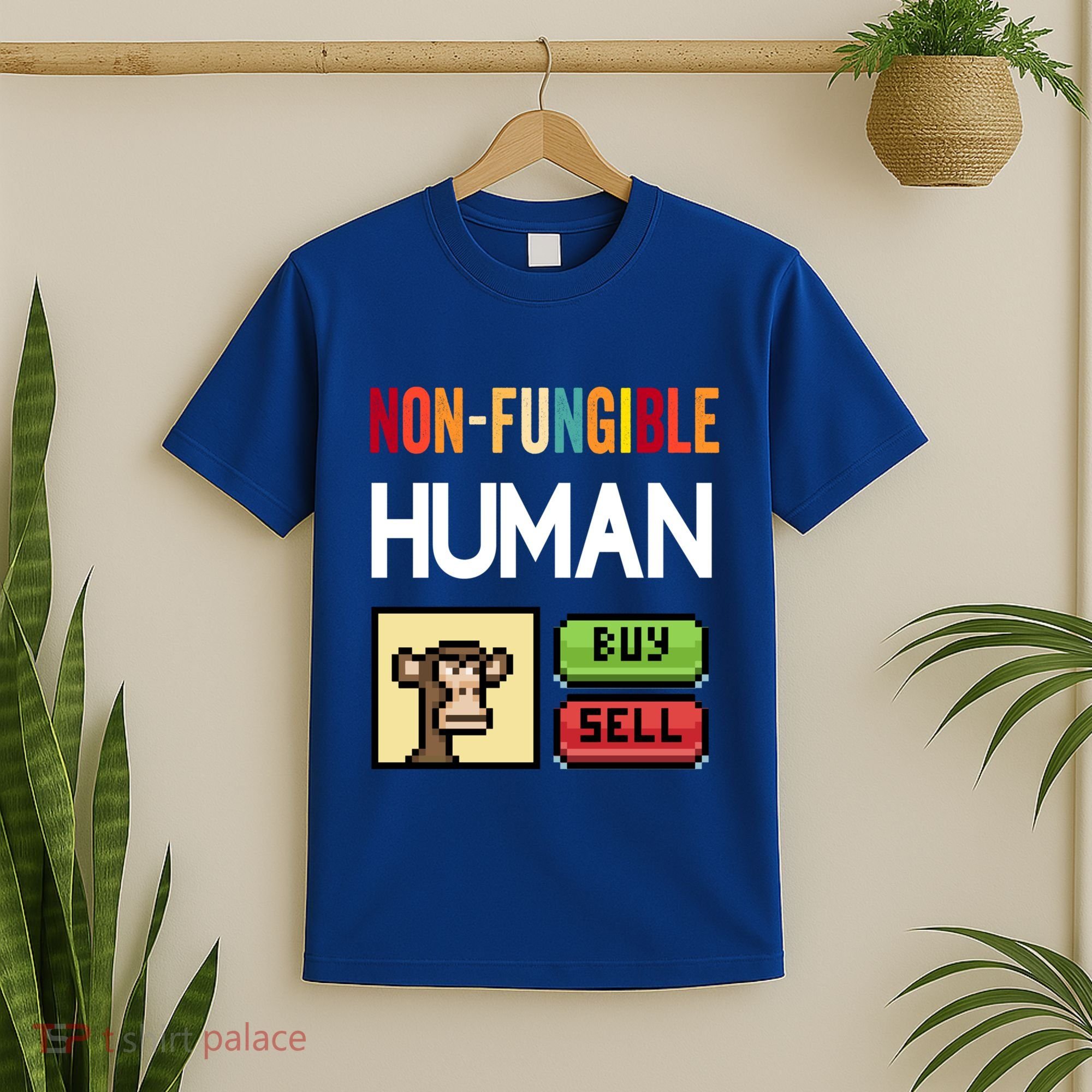 Non Fungible Hu Nft Crypto Token Digital Art Collectibles Funny Gift T-Shirt