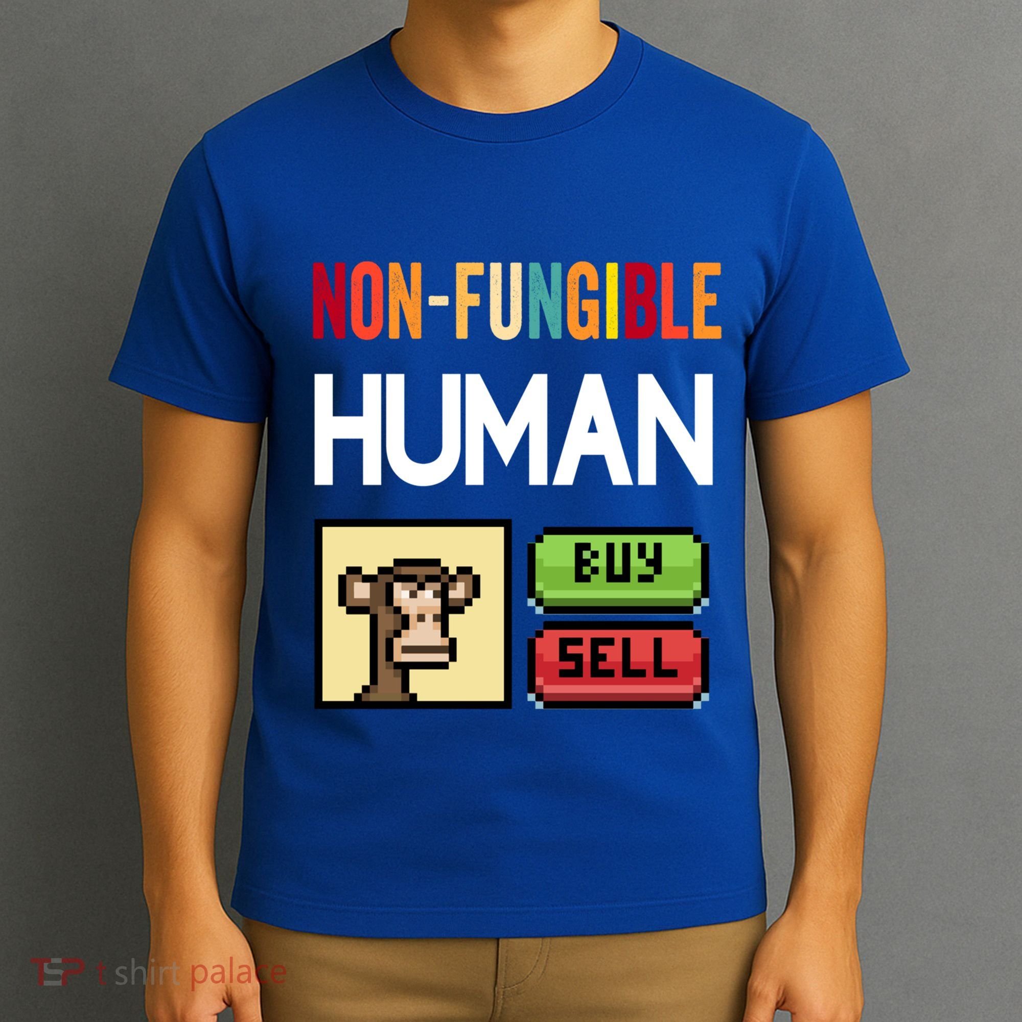 Non Fungible Hu Nft Crypto Token Digital Art Collectibles Funny Gift T-Shirt