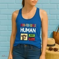 Non Fungible Hu Nft Crypto Token Digital Art Collectibles Funny Gift Women's Tank Top thumb 2