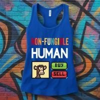 Non Fungible Hu Nft Crypto Token Digital Art Collectibles Funny Gift Women's Tank Top thumb 3