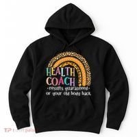 Nutritionis Funny Health Coach Rainbow Wellness Coach Hoodie thumb 0