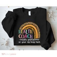 Nutritionis Funny Health Coach Rainbow Wellness Coach Sweatshirt thumb 2
