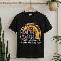 Nutritionis Funny Health Coach Rainbow Wellness Coach T-Shirt thumb 2