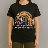 Nutritionis Funny Health Coach Rainbow Wellness Coach T-Shirt thumb 4