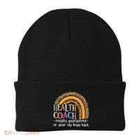 Nutritionis Funny Health Coach Rainbow Wellness Coach Beanie thumb 0