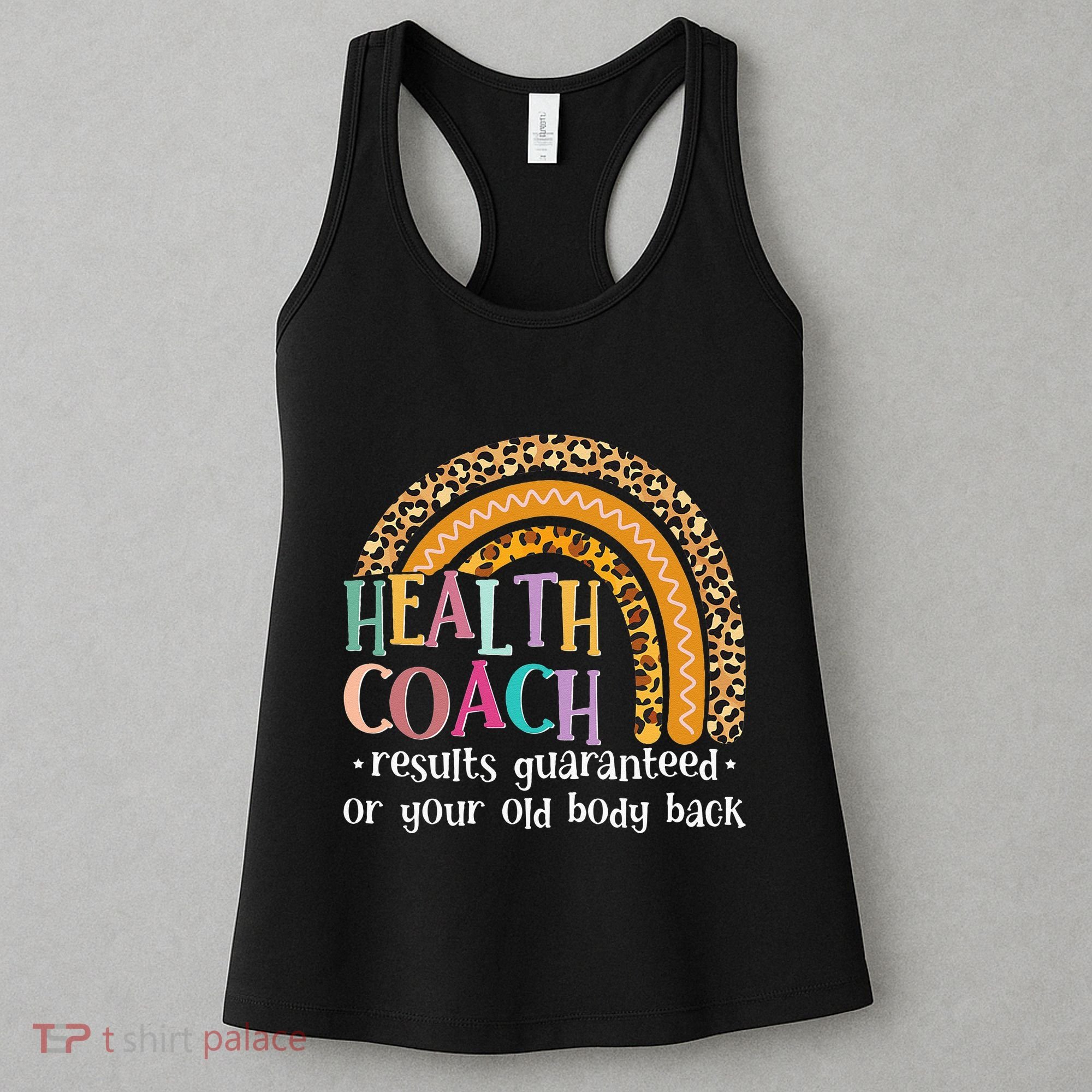 Nutritionis Funny Health Coach Rainbow Wellness Coach Women's Tank Top