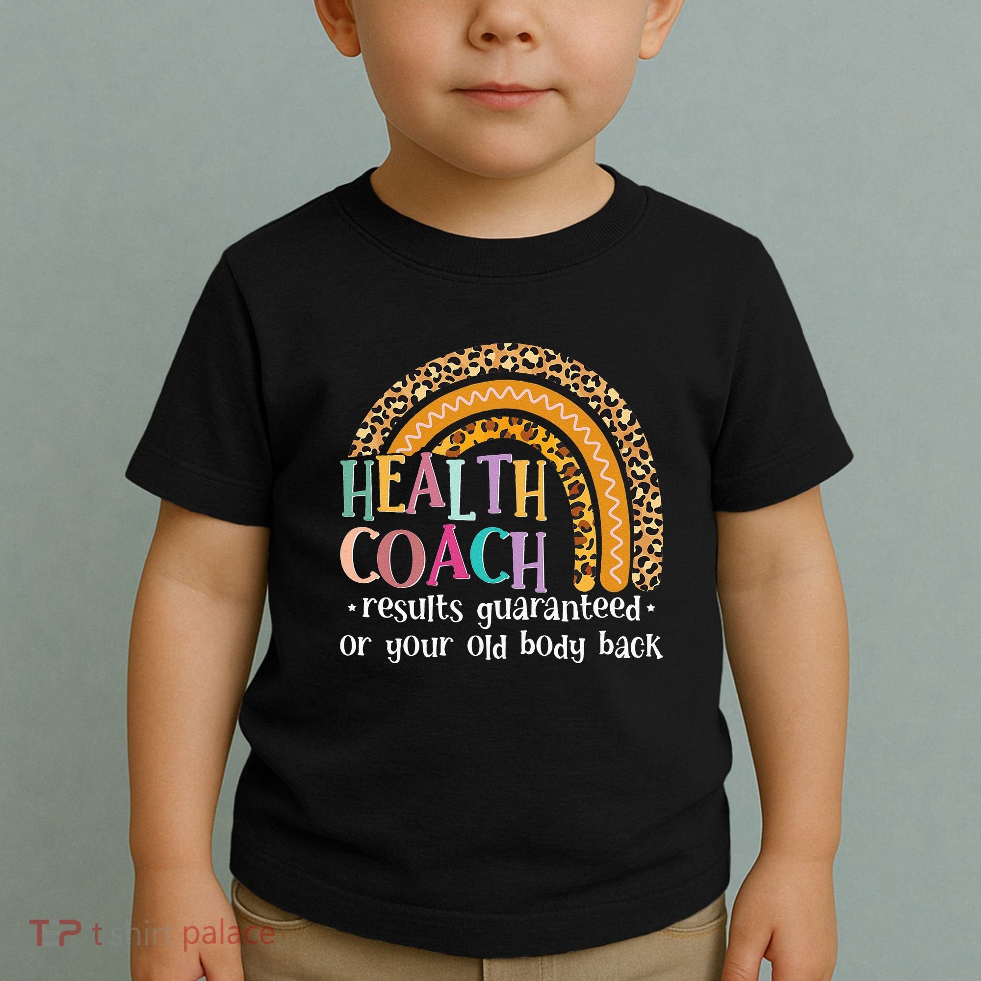 Nutritionis Funny Health Coach Rainbow Wellness Coach Toddler T-Shirt