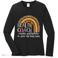 Nutritionis Funny Health Coach Rainbow Wellness Coach Women's Long Sleeve Shirt thumb 0