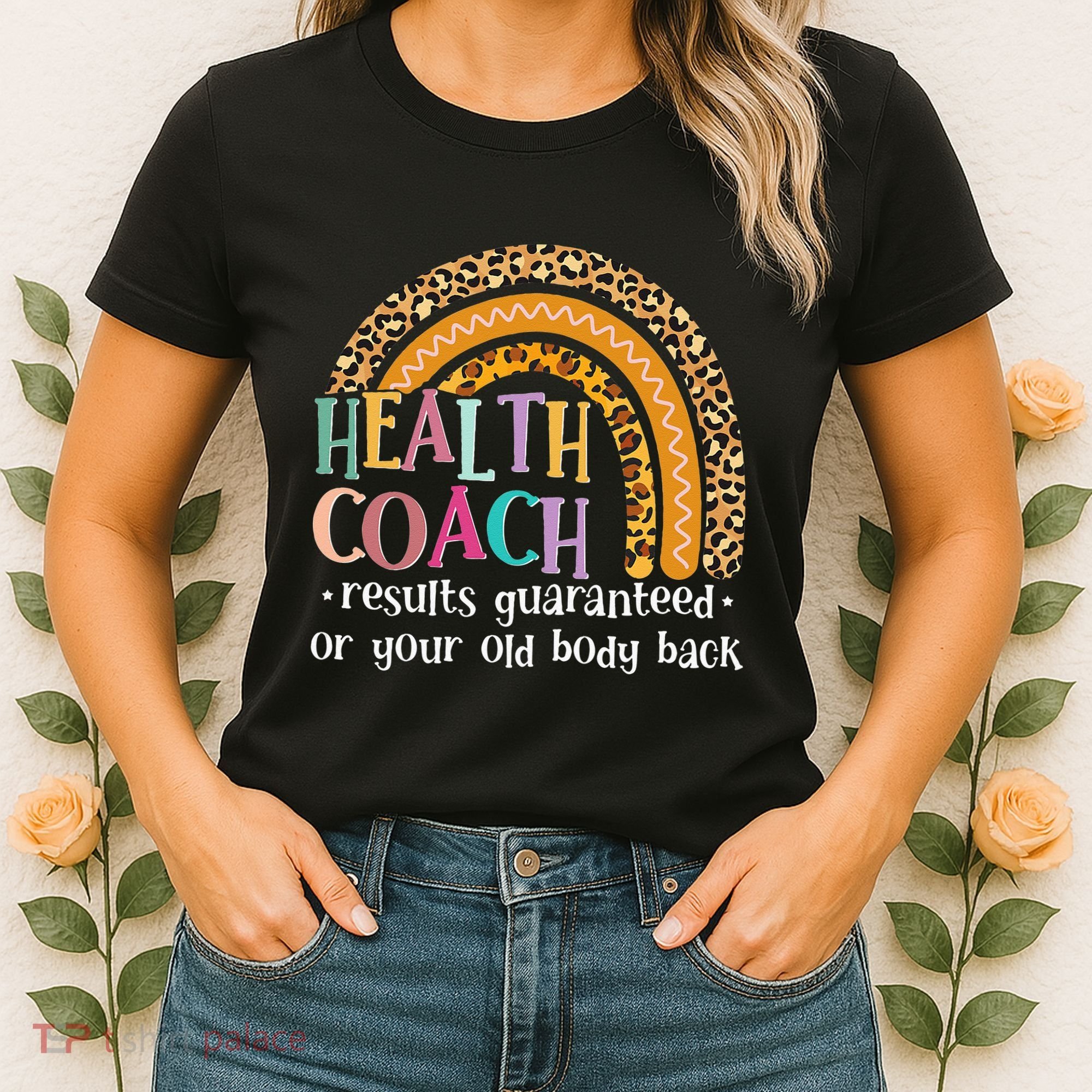 Nutritionis Funny Health Coach Rainbow Wellness Coach Women's T-Shirt