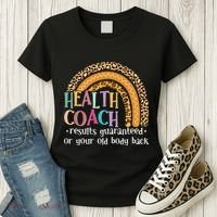 Nutritionis Funny Health Coach Rainbow Wellness Coach Women's T-Shirt thumb 3