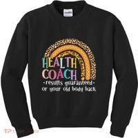 Nutritionis Funny Health Coach Rainbow Wellness Coach Kids Sweatshirt thumb 0