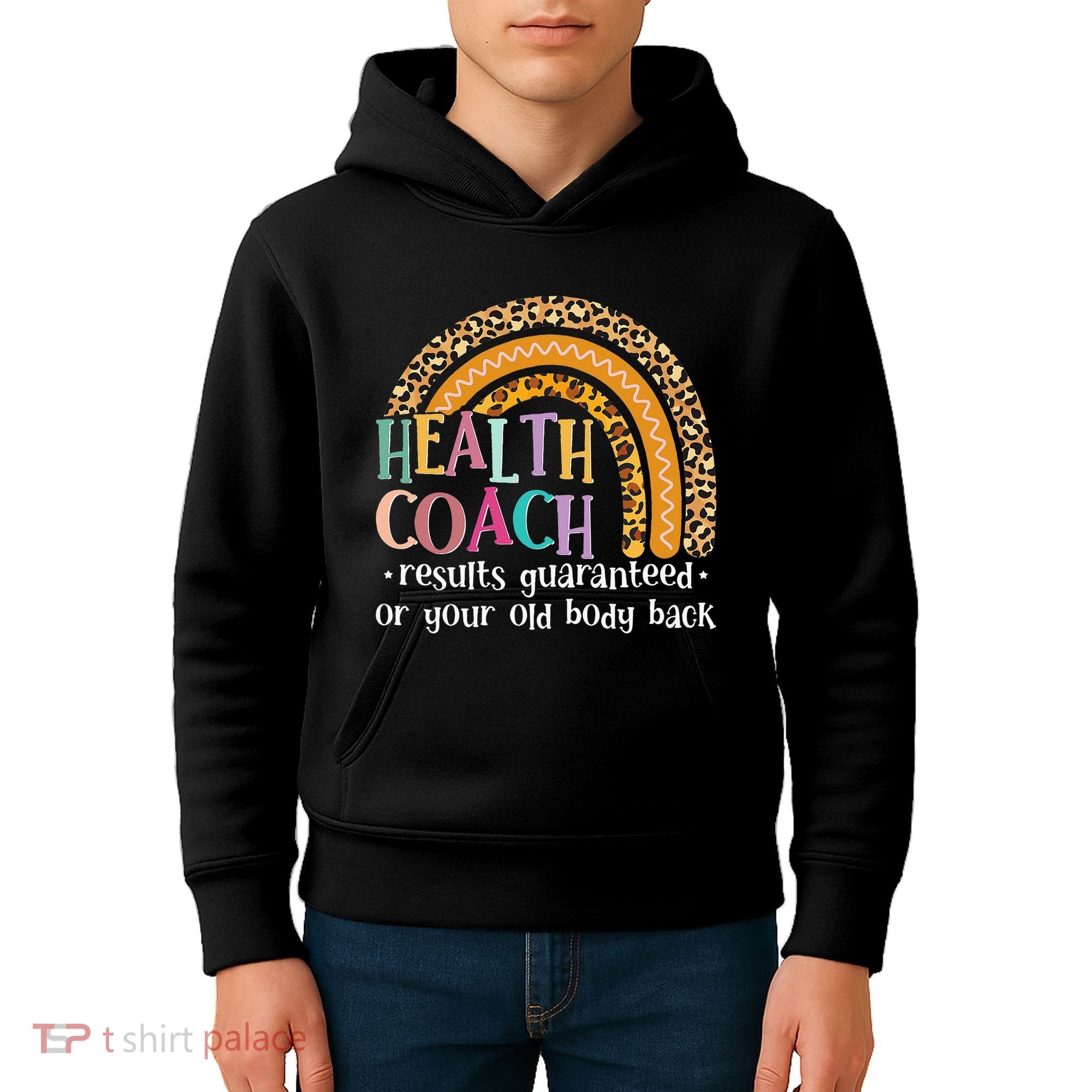Nutritionis Funny Health Coach Rainbow Wellness Coach Kids Hoodie