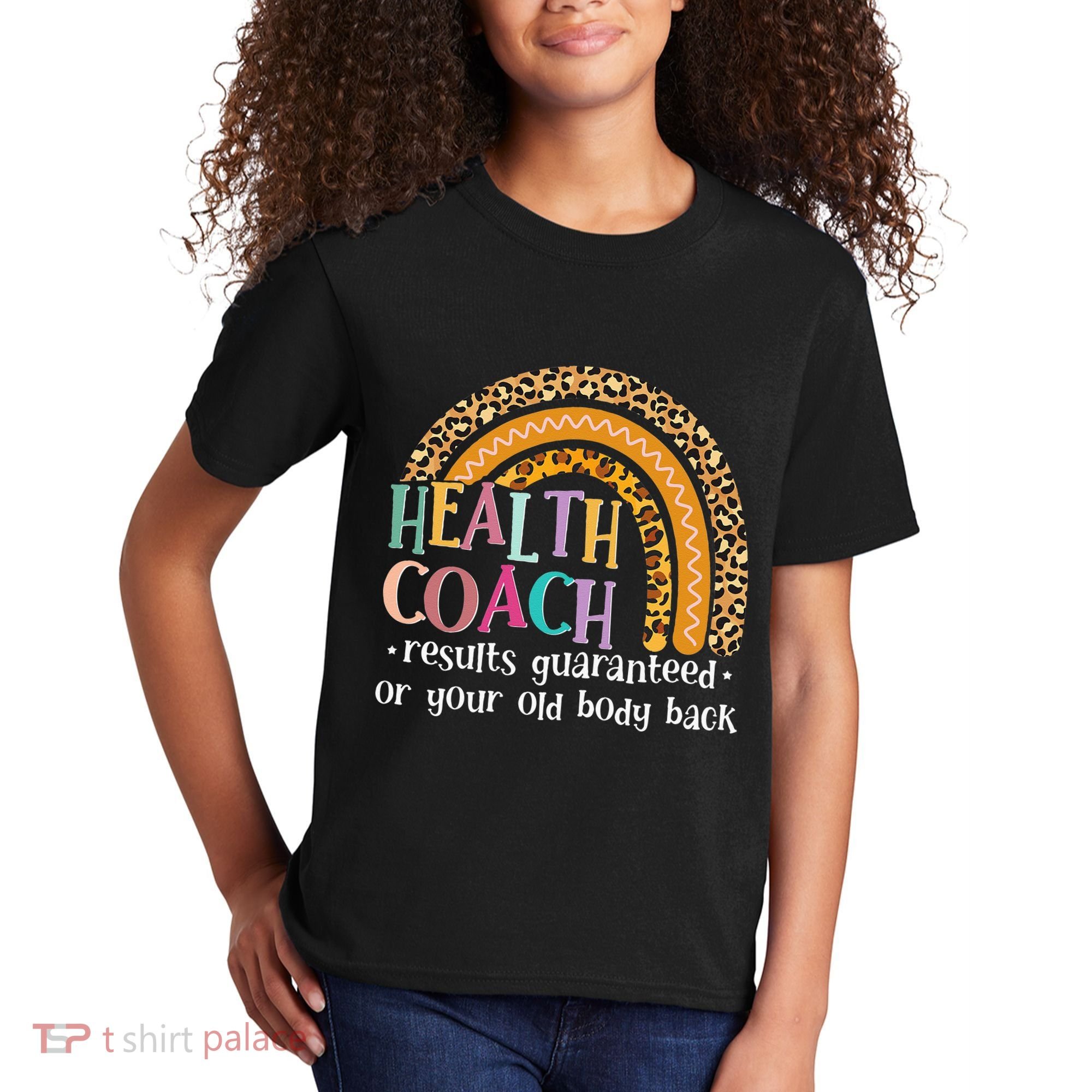 Nutritionis Funny Health Coach Rainbow Wellness Coach Kids T-Shirt