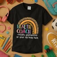 Nutritionis Funny Health Coach Rainbow Wellness Coach Kids T-Shirt thumb 3