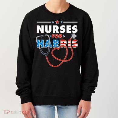 Nurses For Harris Vote Kamala Harris 2024 Election Women's Sweatshirt